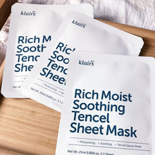 Load image into Gallery viewer, Klairs Rich Moist Soothing Tencel Sheet Mask Peaches and Cream Cosmetics