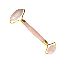 Load image into Gallery viewer, Peaches & Cream Rose Quartz Roller