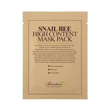 Load image into Gallery viewer, Benton Benton Snail Bee High Content Mask Pack 20g
