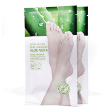 Load image into Gallery viewer, Nature Republic Real Squeeze Aloe Vera Peeling Foot Mask - 1 Pair

