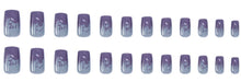 Load image into Gallery viewer, Nailamour Purple-Grey Dual Artificial Nail Kit - 24pcs
