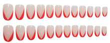 Load image into Gallery viewer, Nailamour Red Triangle French Artificial Nail Kit - 24pcs
