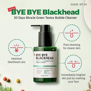 Some by Mi Bye Bye Blackhead 30 Days Miracle Green Tea Tox Bubble Cleanser 120g