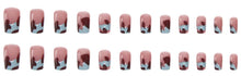 Load image into Gallery viewer, Nailamour Blue-Brown Artistic Artificial Nail Kit - 24pcs
