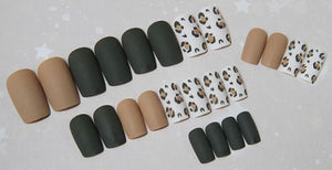 Forest Themed Small Artificial Nail Kit 