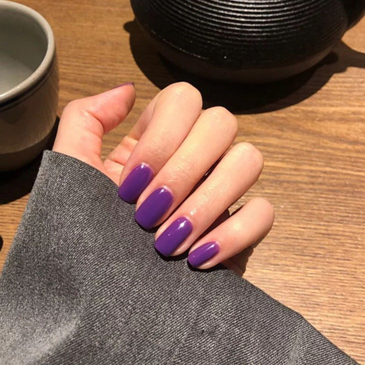 Dark Purple Magnetic Multichrome Nail Polish - Cirque Colors Paradox