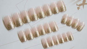 Glitter Artificial Nail Kit