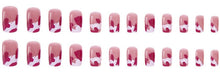 Load image into Gallery viewer, Nailamour Pink-White Artistic Artificial Nail Kit - 24pcs
