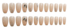 Load image into Gallery viewer, Premium Beige Stone Artificial Nail Kit
