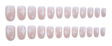 Load image into Gallery viewer, Nailamour White Star Artificial Nail Kit - 24pcs
