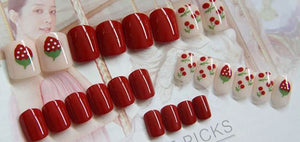Strawberry Short Artificial Nail Kit