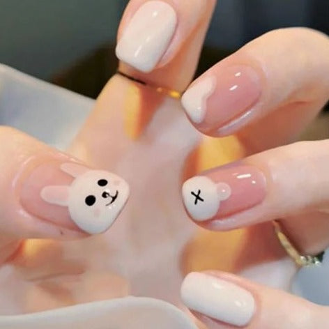 Nailamour Bunny Artificial Nail Kit - 24pcs